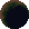 Pixel-art planet, third layer.