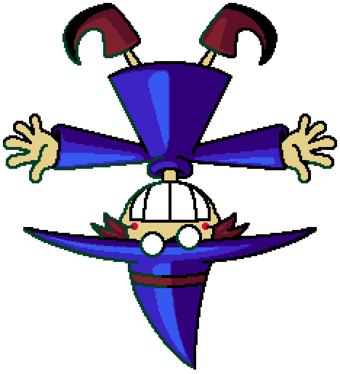 Illustration of a cartoony wizard character, floating in space with their arms out.